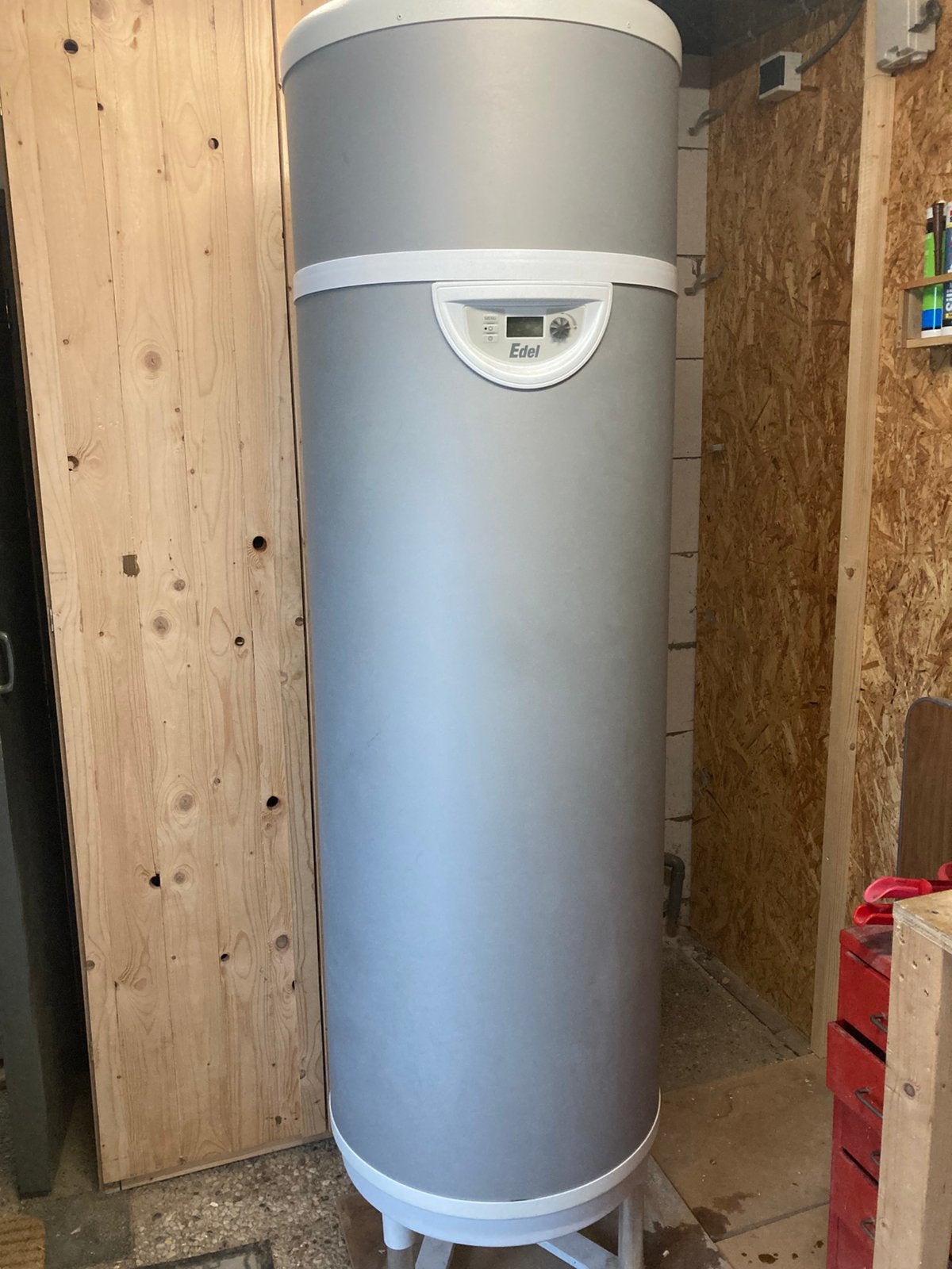 Dimplex Edel 150 air warmtepomp boiler, Ophalen, Gebruikt, 100 liter of meer, Boiler