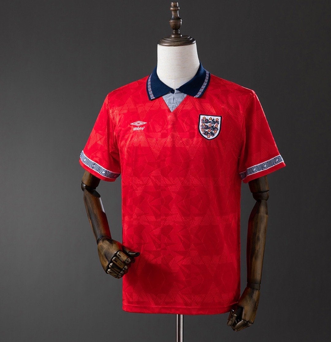 Engeland Retro Voetbalshirt Rood - Maat L, Maat 52/54 (L), Ophalen of Verzenden, Zo goed als nieuw, Voetbal