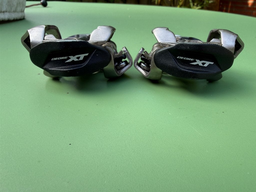 Shimano SPD XT pedalen , ZGAN . Nauwelijks gebruikt ., Crankstel of Pedalen, Ligfiets, Ophalen of Verzenden, Zo goed als nieuw