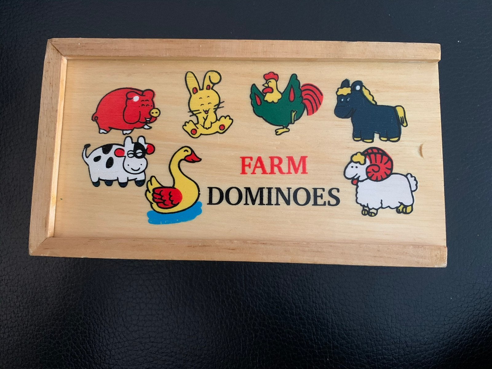 TE KOOP: houten boerderij domino ZGAN, Ophalen of Verzenden, Zo goed als nieuw, Overige typen