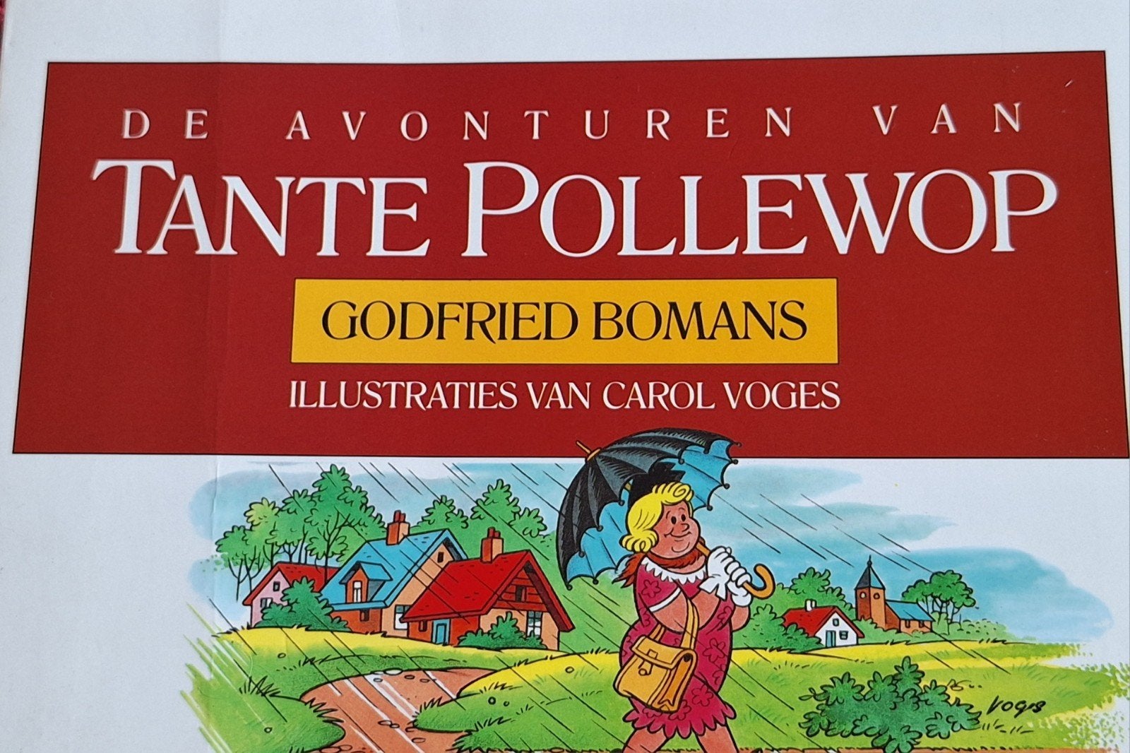 De Avonturen van Tante Pollewop - Godfried Bomans, Eén stripboek, Ophalen of Verzenden, Zo goed als nieuw