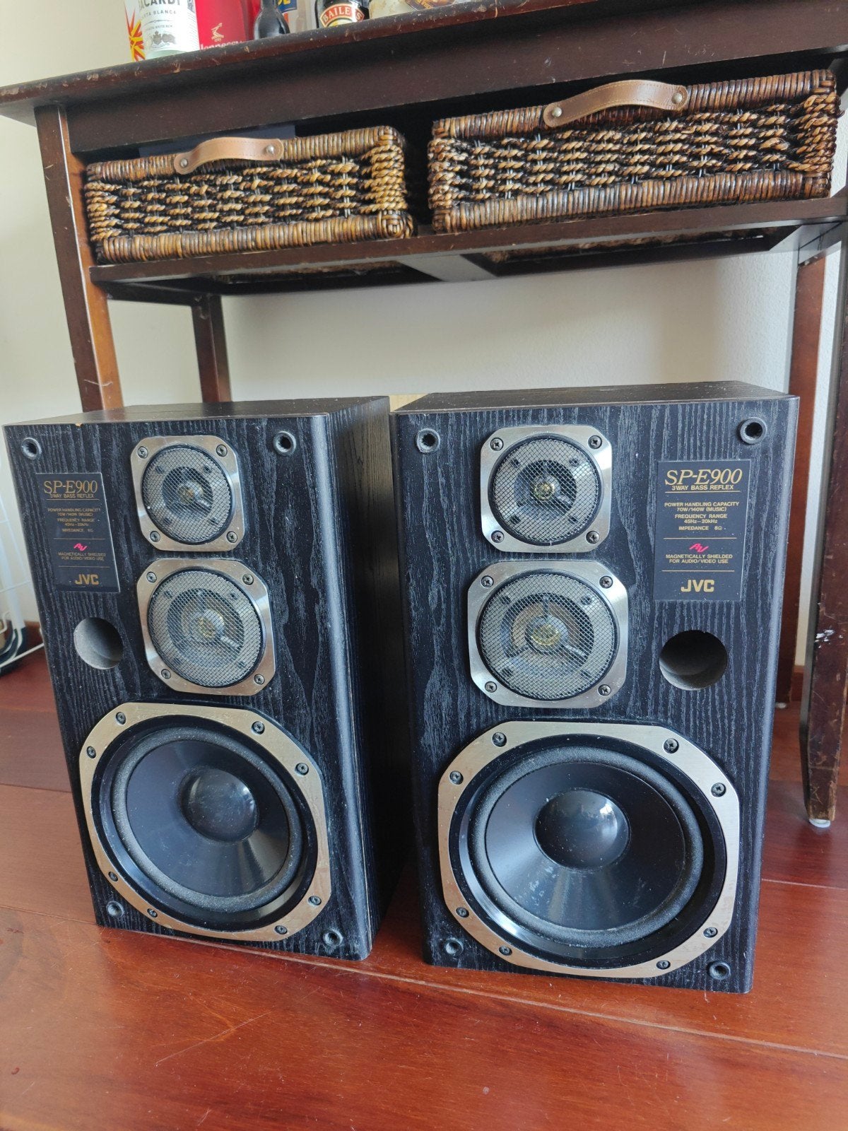 JVC SP-E900 3-weg Bass Reflex Speakerset, Audio, Tv en Foto, Ophalen, Stereo speakers, JVC, 60 tot 120 watt