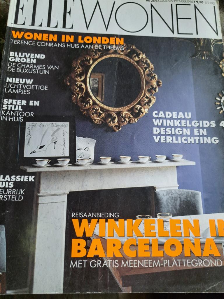 Elle Wonen Magazine Augustus/September 1995, Boeken, Tijdschriften en Kranten, Ophalen of Verzenden, Gelezen, Overige typen