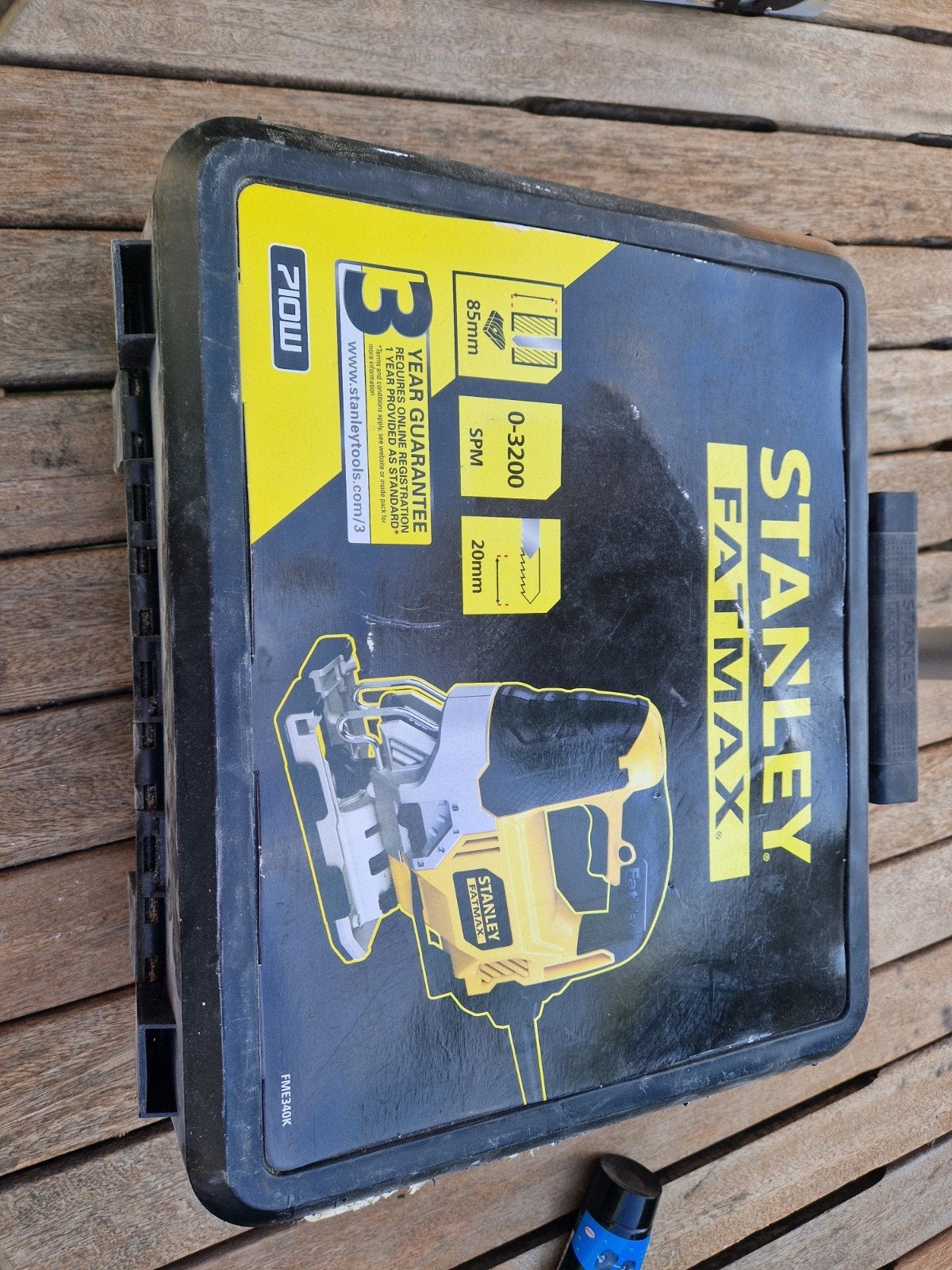 Stanley FatMax Decoupeerzaag 710W - Zo goed als nieuw, Ophalen, Stanley FatMax, 600 tot 1200 watt, Zo goed als nieuw