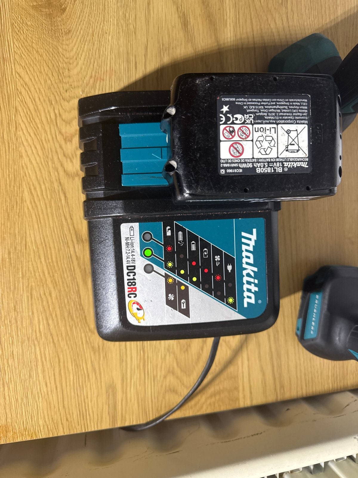 Makita 18V Boormachine & Slagschroevendraaier Set, Ophalen of Verzenden, Gebruikt, Boor- en Schroefmachine