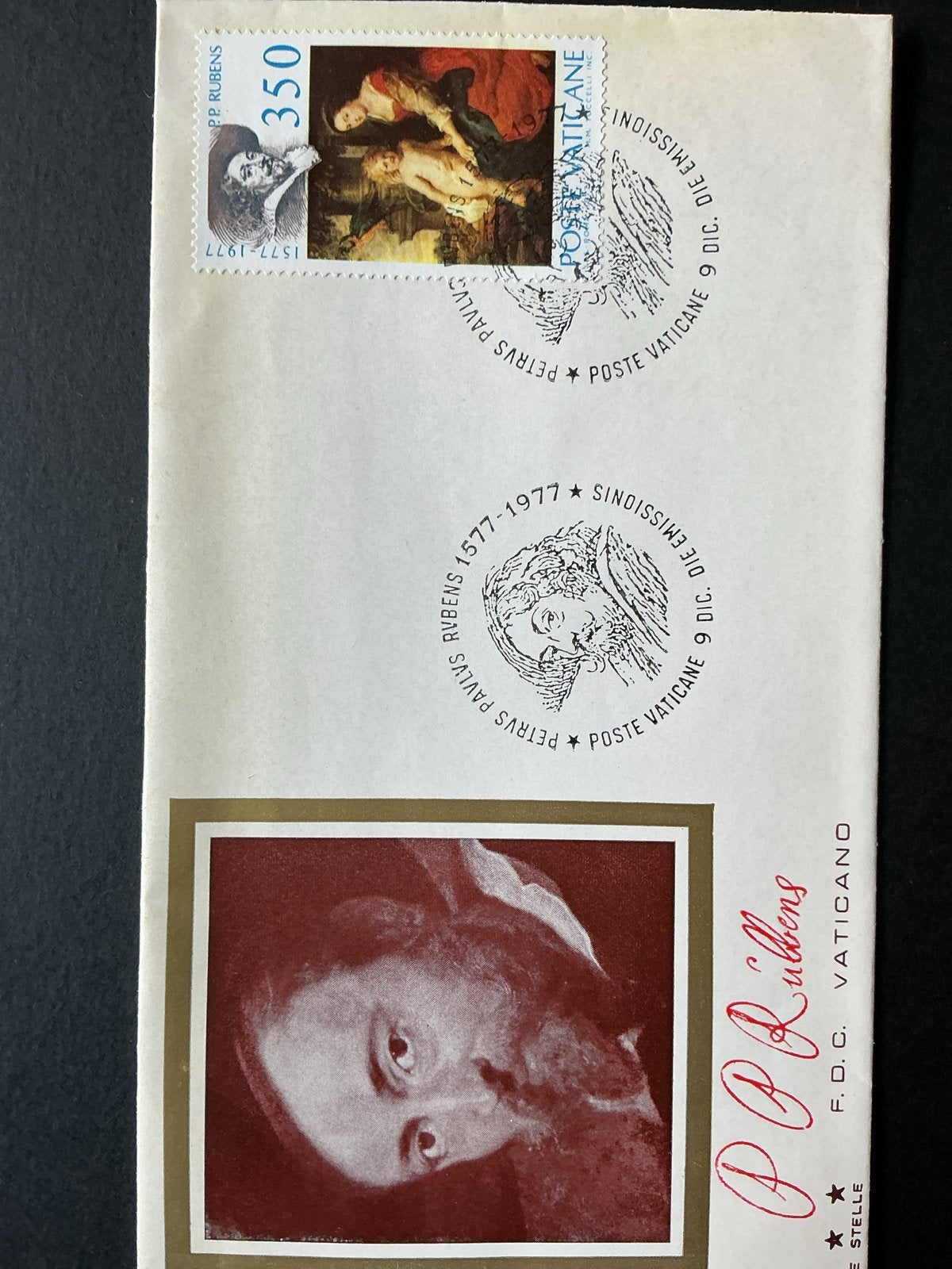Vaticaanstad FDC Rubens 1577-1977 Gestempeld, Postzegels en Munten, Ophalen of Verzenden, Italië, Gestempeld