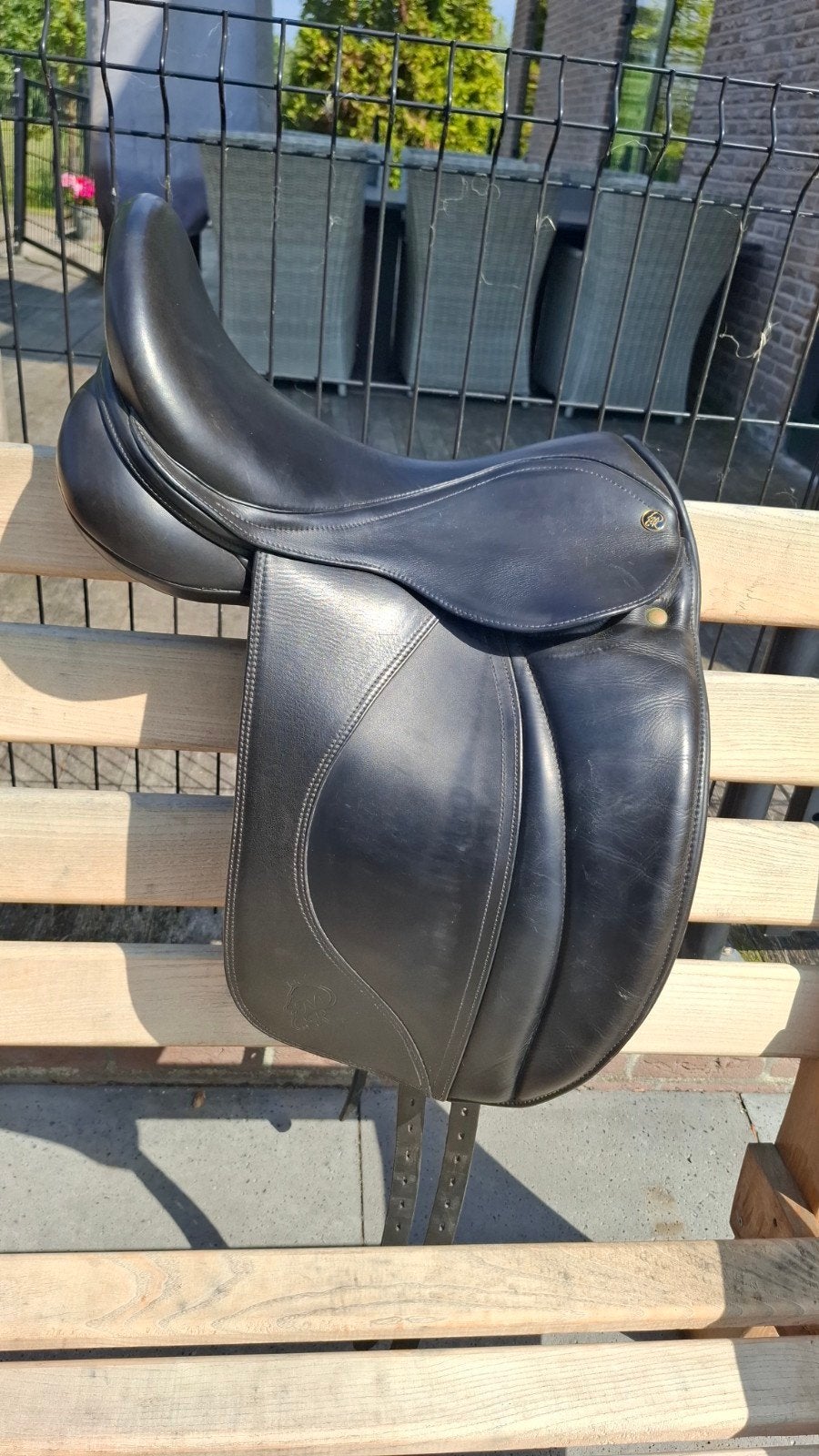 MAC RIDER DRESUURZADEL 17.5 INCH, Dieren en Toebehoren, Gebruikt, Dressuur, Overige merken, M (17 inch)