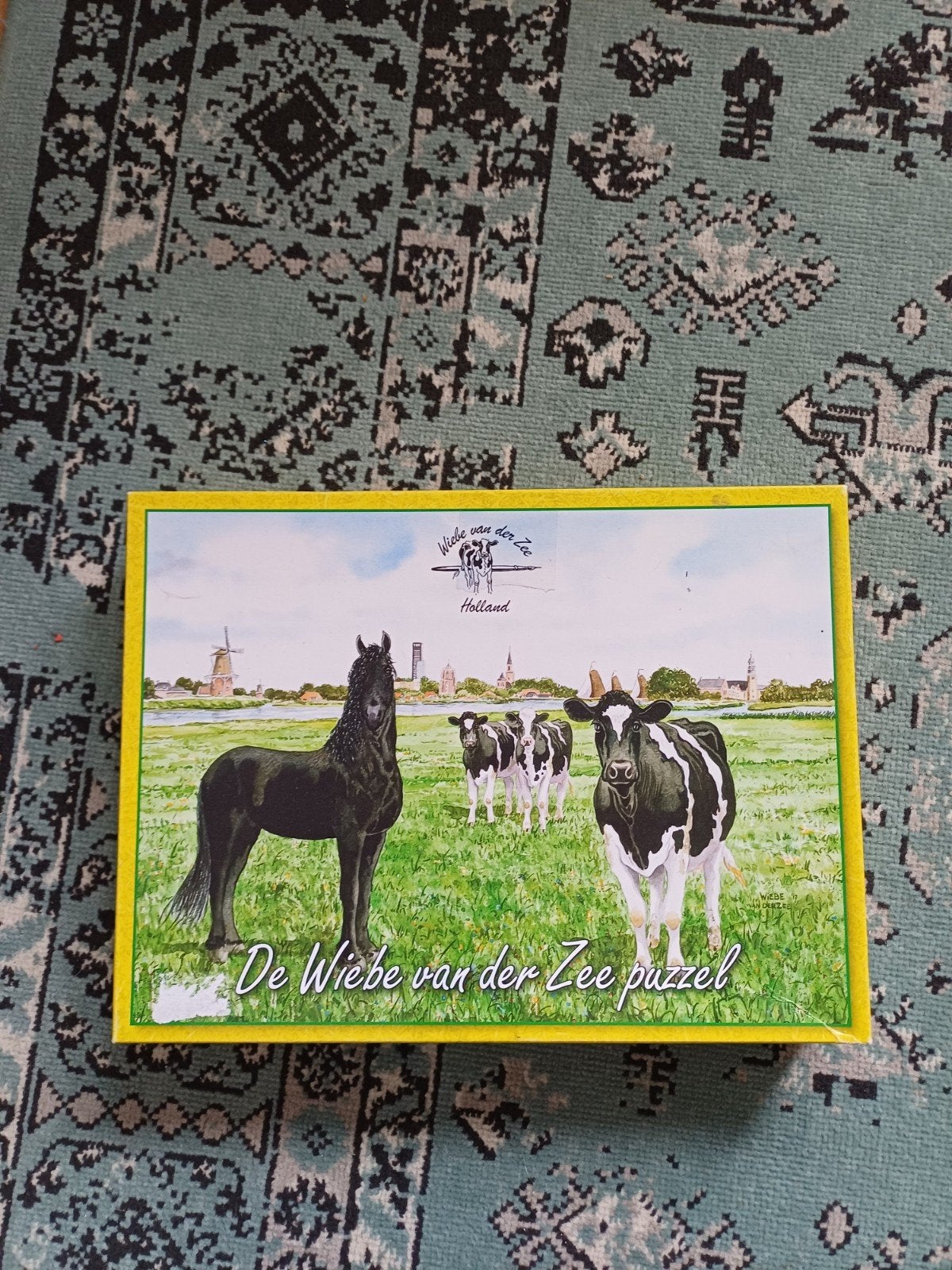 wiebe vd zee puzzel, Ophalen, 500 t/m 1500 stukjes, Zo goed als nieuw, Legpuzzel