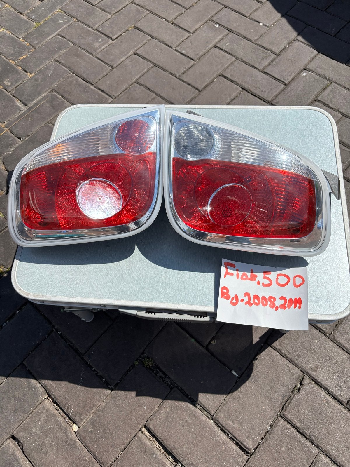 Fiat 500 Achterlichten Set (2008-2011), Auto-onderdelen, Ophalen, Gebruikt, Fiat
