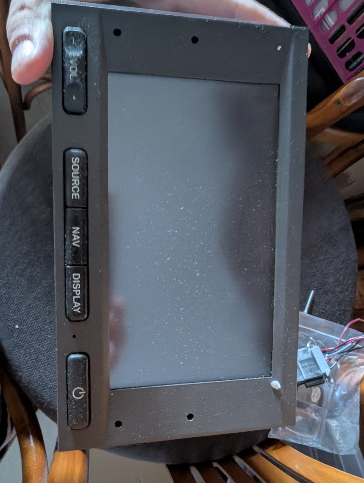 Navigatiesysteem/Display voor Saab 95, Ophalen