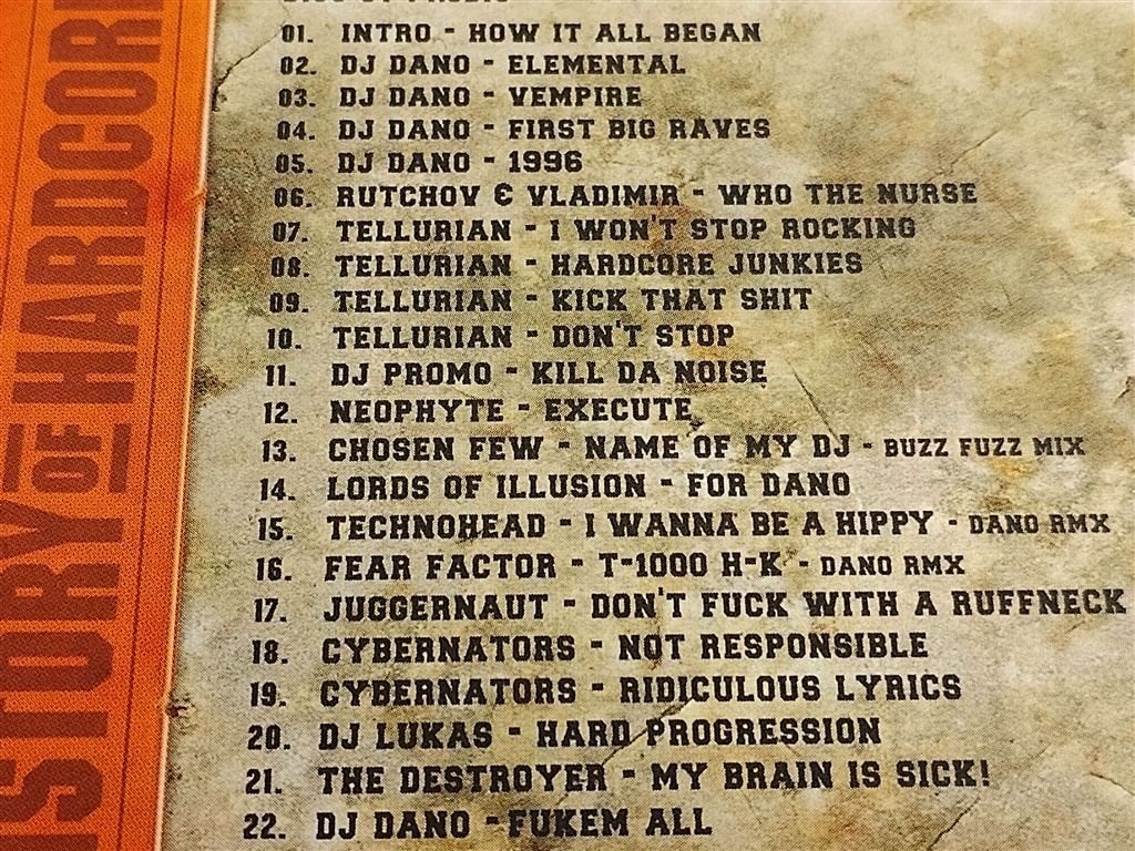 DJ Dano ‎– The History Of Hardcore - The Dreamteam Edition 0, Ophalen of Verzenden, Zo goed als nieuw, Disco