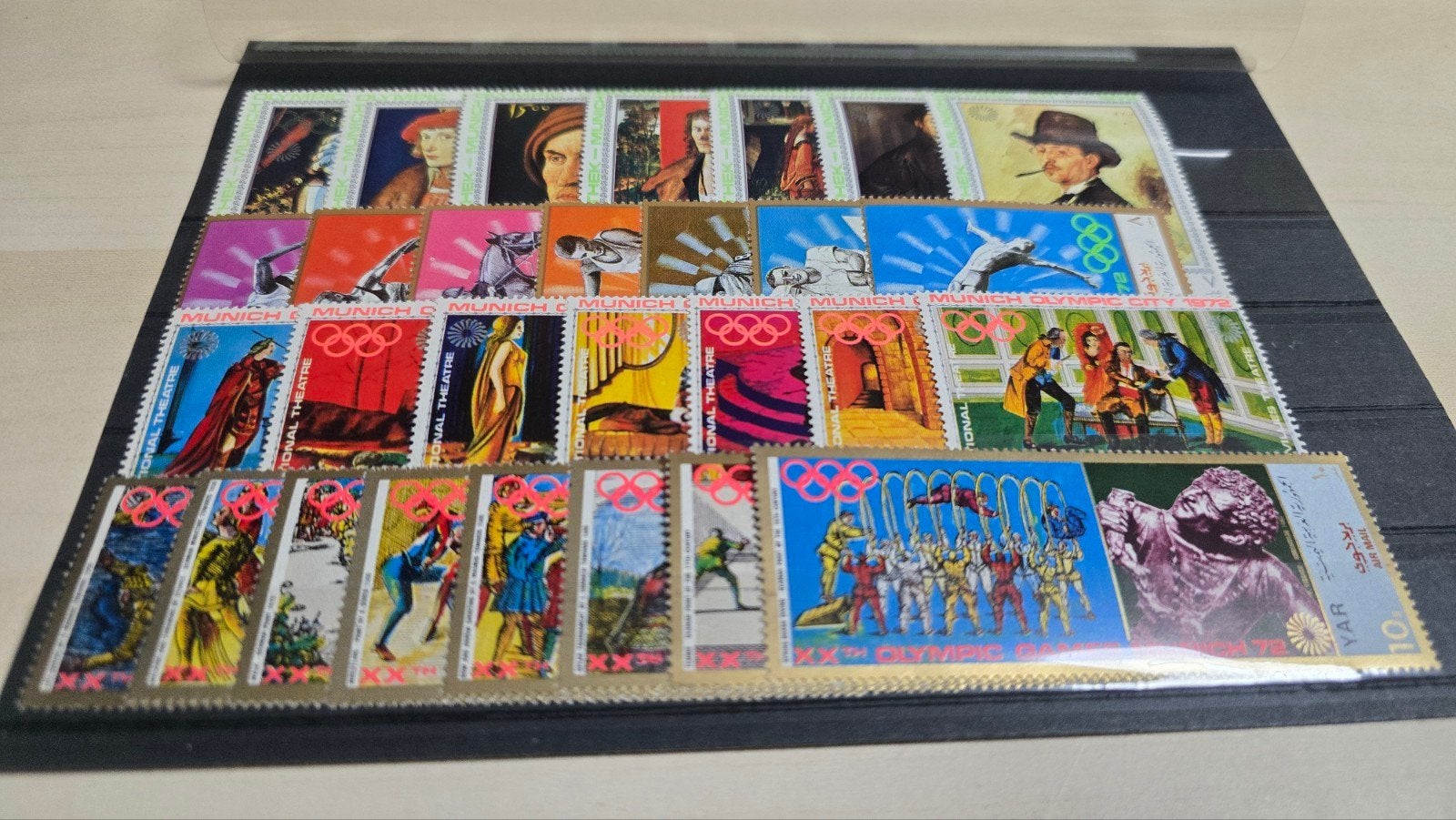 Olympische Spelen München 1972 postzegels, Ophalen of Verzenden