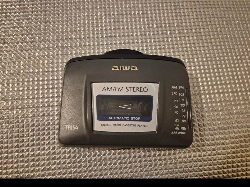 Aiwa HS-TA154 Stereo Radio Cassette Player  - Vintage Walkma, Audio, Tv en Foto, Walkmans, Discmans en Minidiscspelers, Ophalen of Verzenden