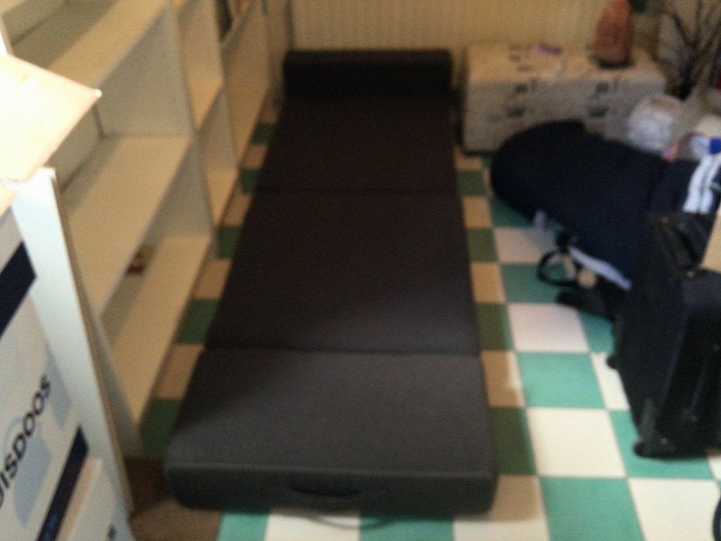 Bedbankje, Huis en Inrichting, Ophalen, Zwart, Zo goed als nieuw, 200 cm