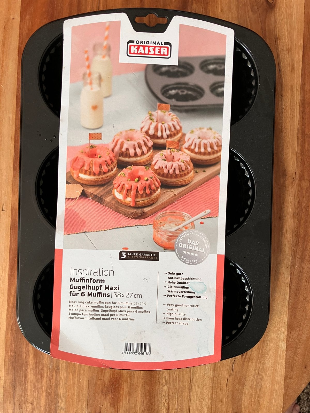 Kaiser Muffin bakblik voor 6 muffins NIEUW, Ophalen of Verzenden, Zo goed als nieuw, Taarten, Bakvorm