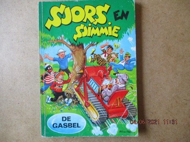adv4040 sjors en sjimmie - de gasbel, Eén stripboek, Ophalen, Gelezen