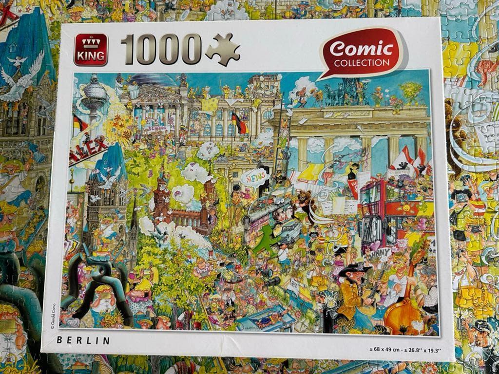 King Comic Collection Legpuzzel Berlijn 1000 stukjes, Ophalen of Verzenden, 500 t/m 1500 stukjes, Gebruikt, Legpuzzel