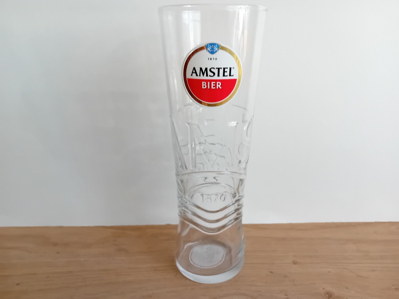 Amstel pint glas, Verzamelen, Ophalen of Verzenden, Zo goed als nieuw, Glas of Glazen, Amstel