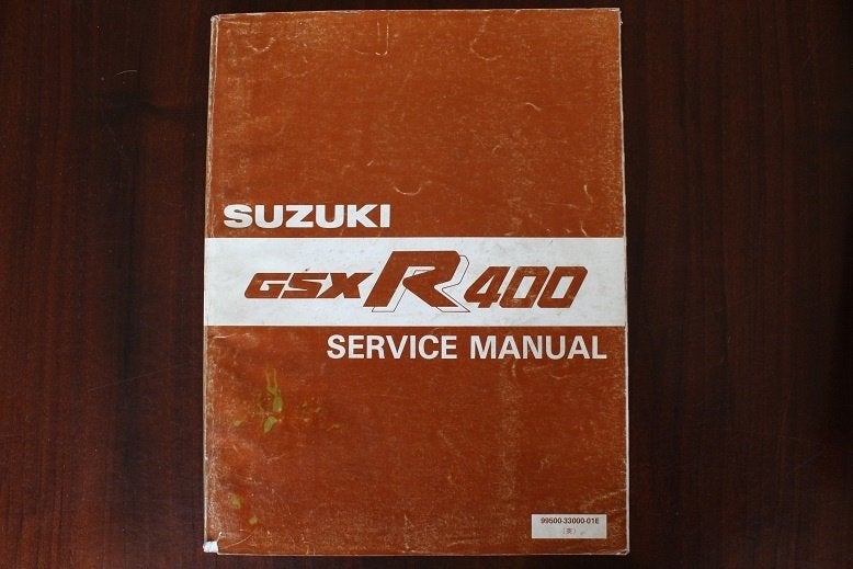 Suzuki GSX-R400 1985 motorcycle service manual GSXR400, Motoren, Ophalen of Verzenden, Suzuki