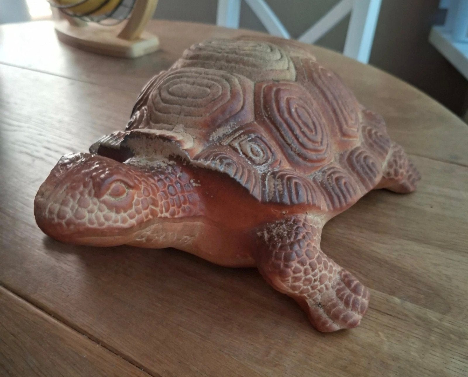 vintage terracotta schildpad, Ophalen of Verzenden