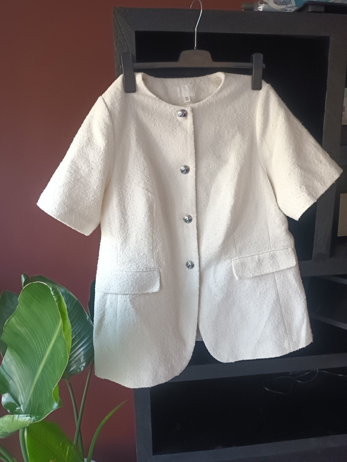 blazer h&m wit, maat XL, H&M, Wit, Maat 46/48 (XL) of groter, Ophalen of Verzenden