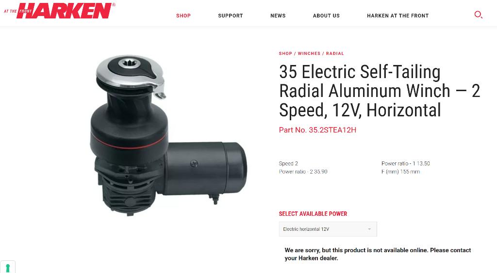 Electrische Harken lieren STE 35.2, Ophalen, Nieuw, Overige typen