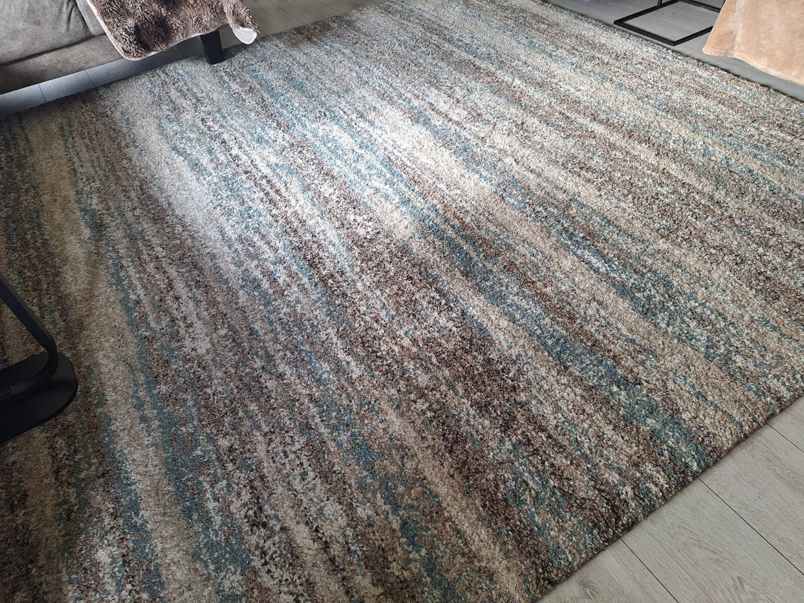 Eurogros Malta vloerkleed 240  300 cm, Ophalen, Zo goed als nieuw, Beige, Tapijt