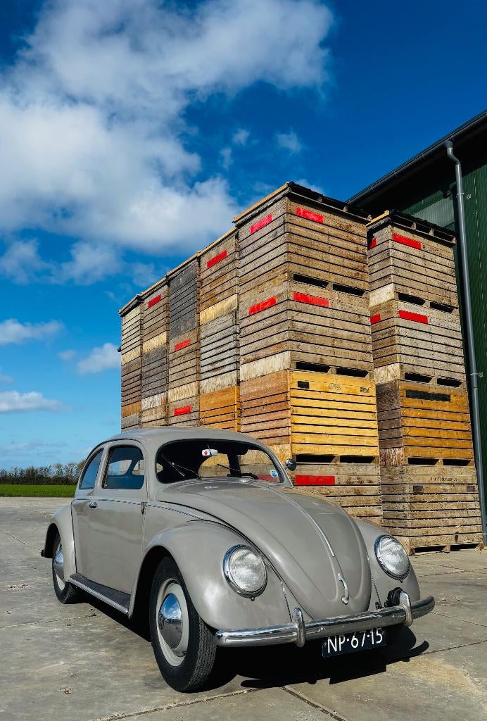 Origineel Hollandse brilkever uit 1950, Auto's, Volkswagen, Beetle (Kever), Origineel Nederlands, Overige kleuren, Handgeschakeld