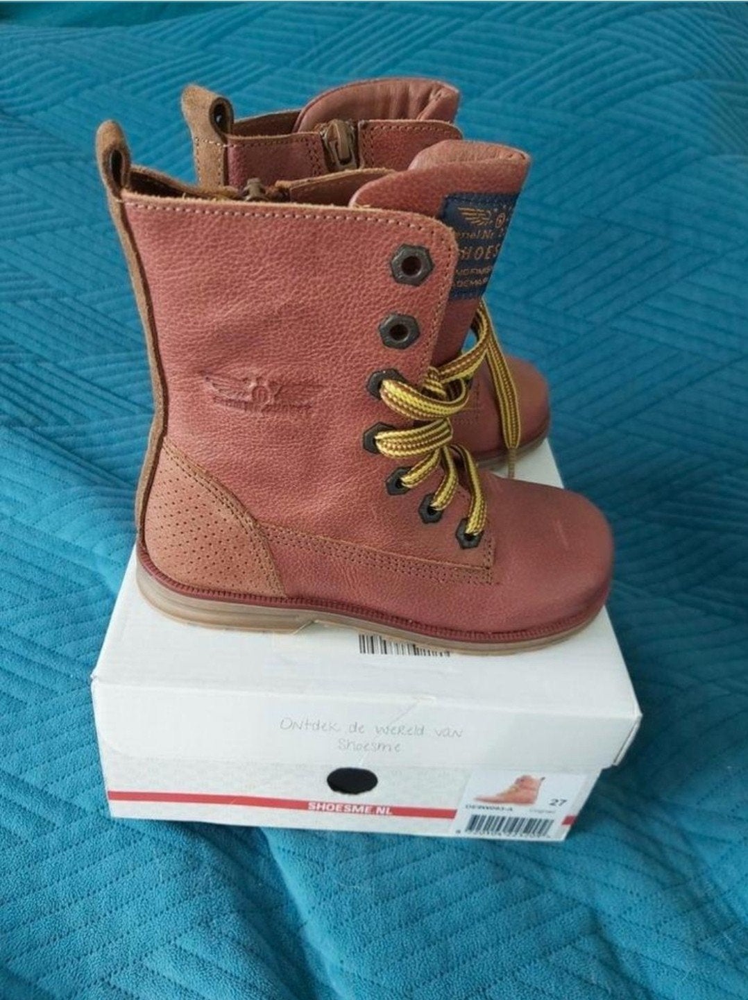 Shoesme leren bikerboots, NIEUW, maat 27, Ophalen of Verzenden, Nieuw, Laarzen