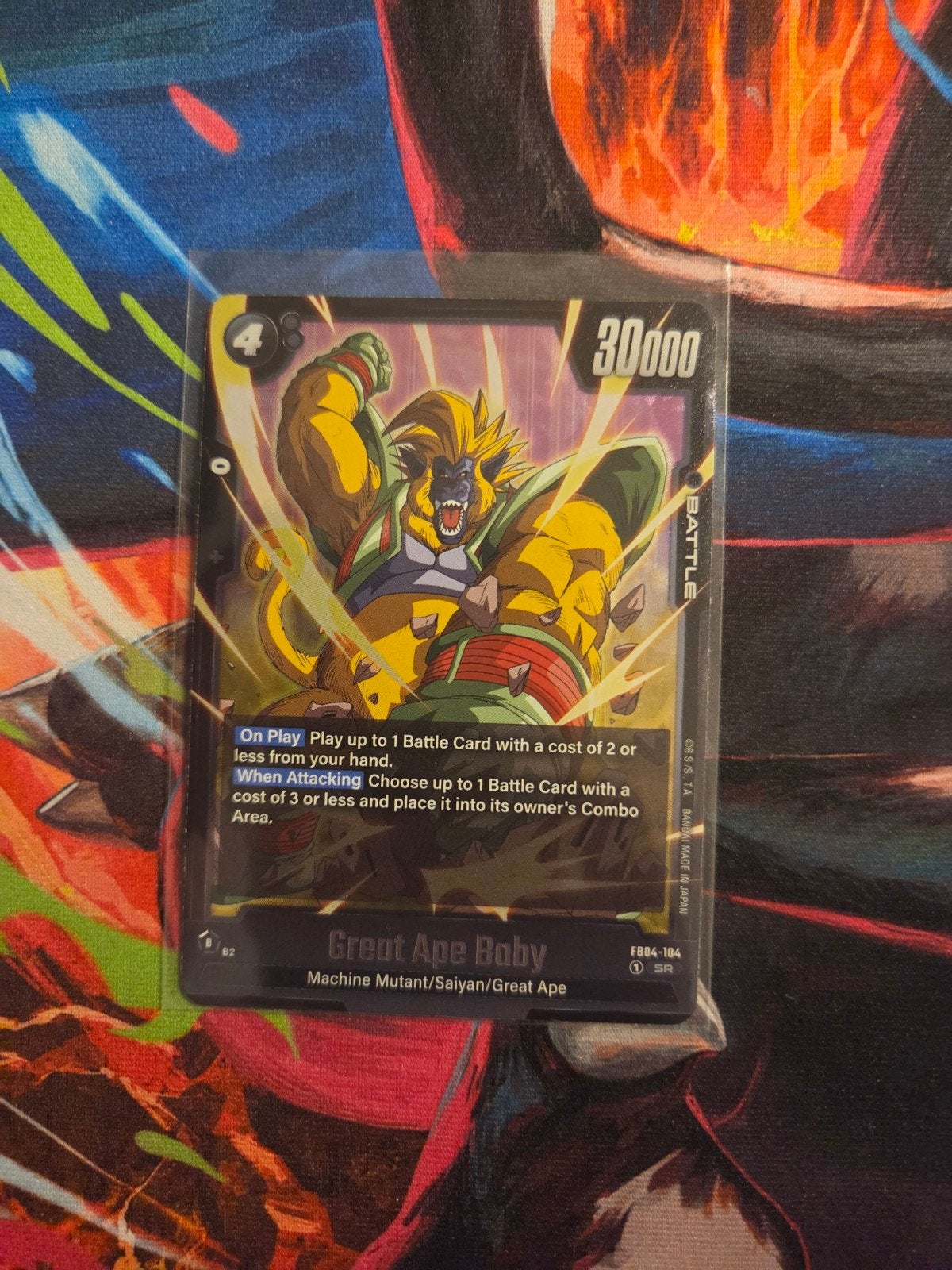 Dragonball Great Ape Baby FB04-104 SR Kaart, Ophalen of Verzenden, Zo goed als nieuw