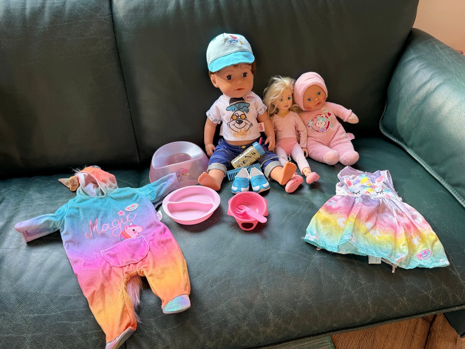 Baby Born poppen en accessoires set, Kinderen en Baby's, Ophalen, Gebruikt, Babypop