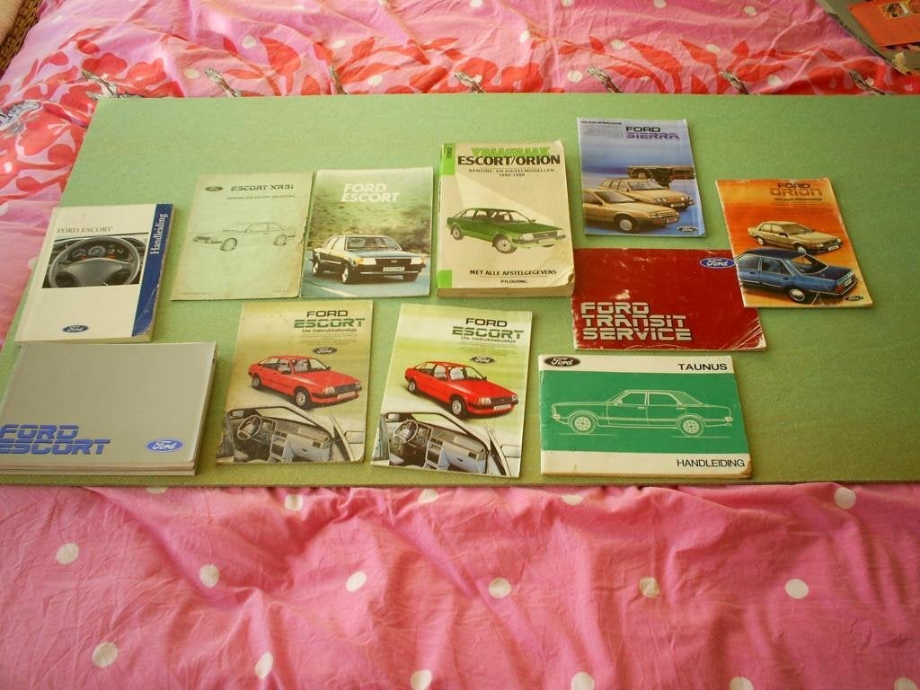Ford Escort XR3 i Folders vraagbaak instr. boekjes testen, Boeken, Verzenden, Zo goed als nieuw, Ford