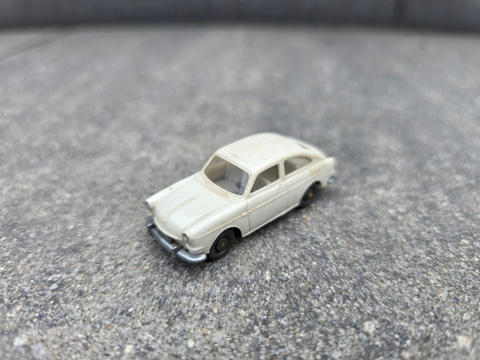 Vintage modelauto Volkswagen 1600 type 3 - Wit, Ophalen, Gebruikt, Auto
