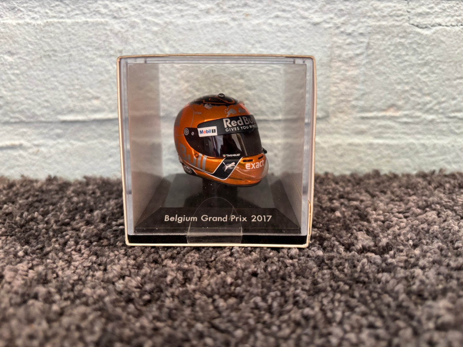 Max verstappen helm spa 2017, Verzamelen, Automerken, Motoren en Formule 1, Ophalen of Verzenden, Zo goed als nieuw, Formule 1
