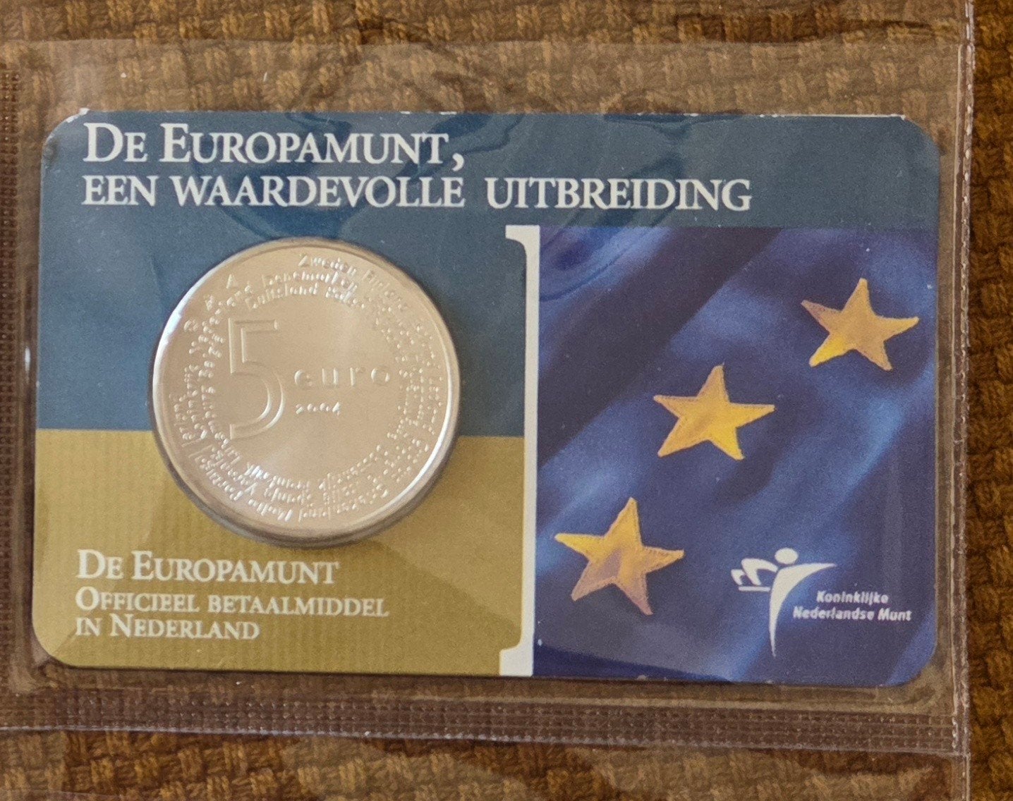 coincard Europamunt zilver, Postzegels en Munten, Verzenden, Nederland, Munten