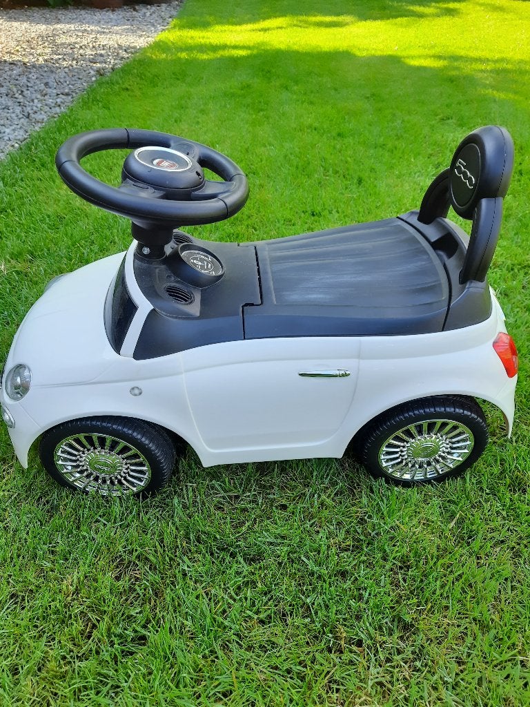 Loopauto FIAT500 wit, Ophalen, Gebruikt