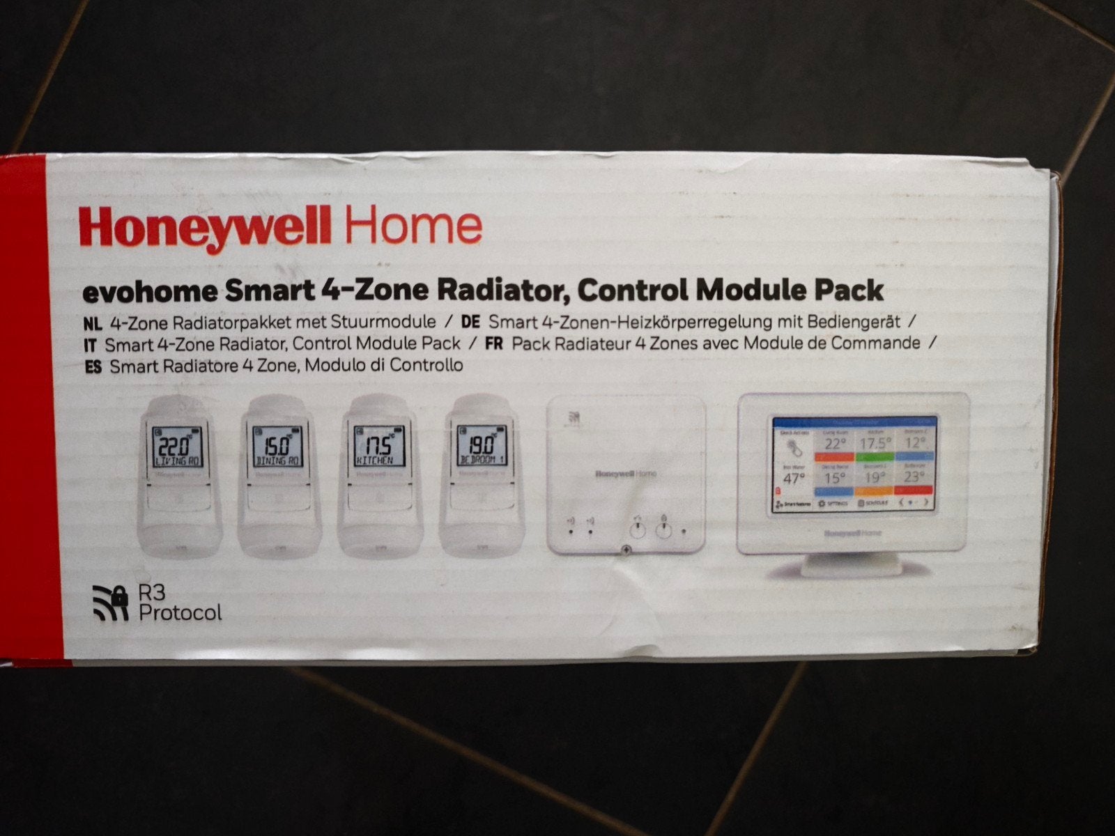 Honeywell 4 zone radiator regelaar nieuw home evohome, Ophalen of Verzenden, Nieuw