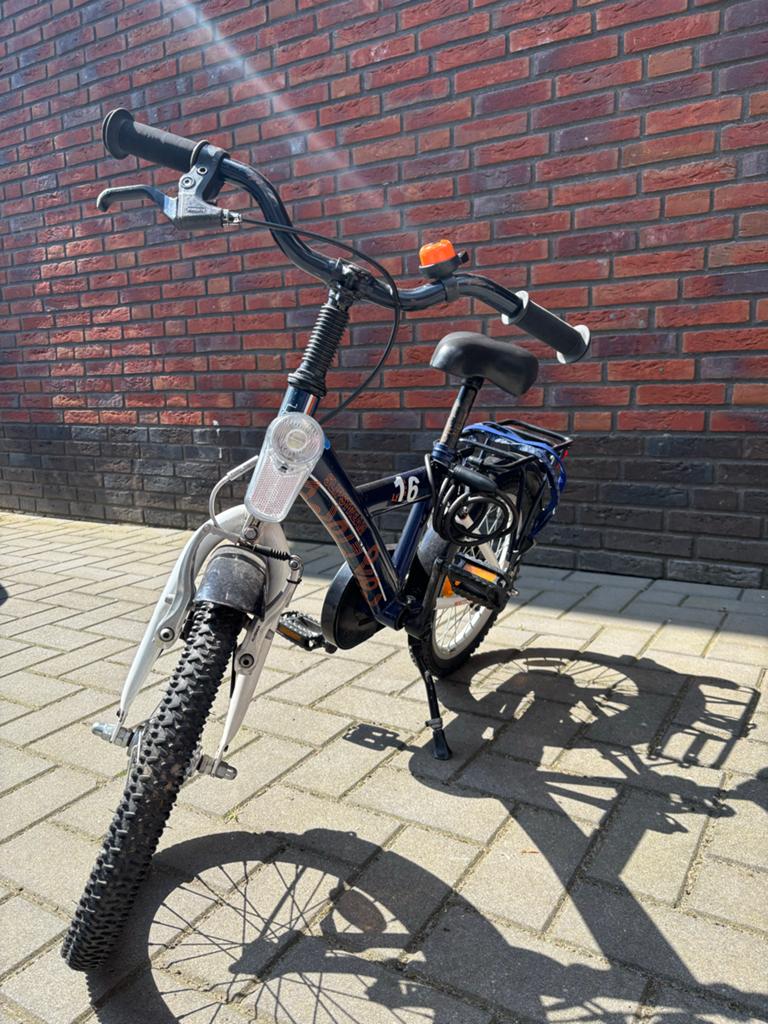Kinderfiets 16 inch - Loekie Superstar, Fietsen en Brommers, Fietsen | Kinderfietsjes, Ophalen, Gebruikt, Velgrem, 16 tot 20 inch
