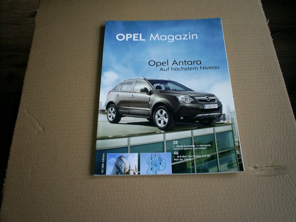 Opel Magazine o.a. Rekord C Cabrio / Tigra / Corsa / Antara, Boeken, Verzenden, Zo goed als nieuw, Opel