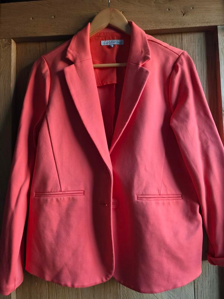 Red Button blazer maat xl 42 tricot stof, Maat 42/44 (L), Oranje, Ophalen of Verzenden, Zo goed als nieuw