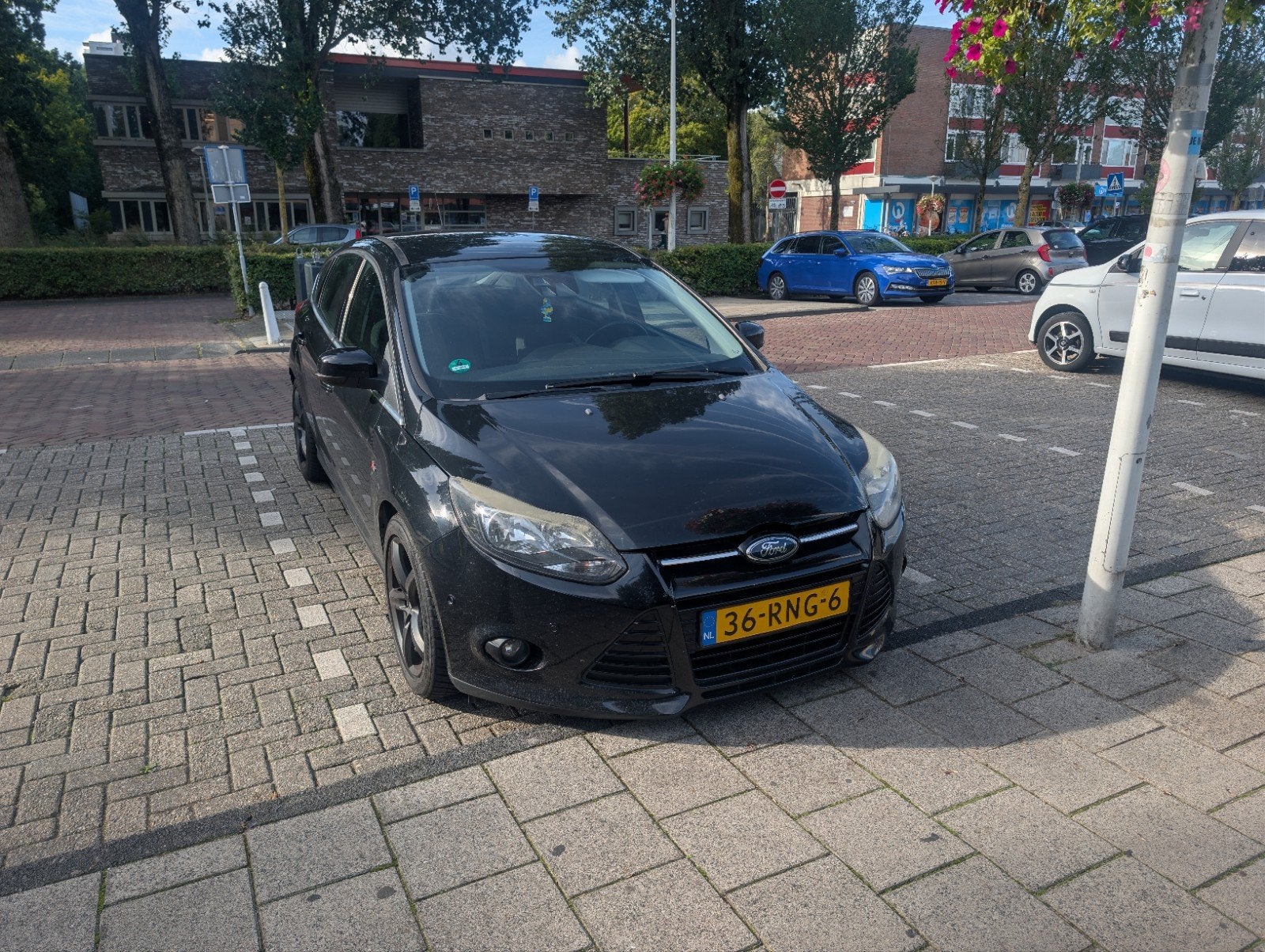 Ford Focus 1.6 Ecoboost 134KW 4D 2011 Zwart, Stof, Zwart, Handgeschakeld, Grijs