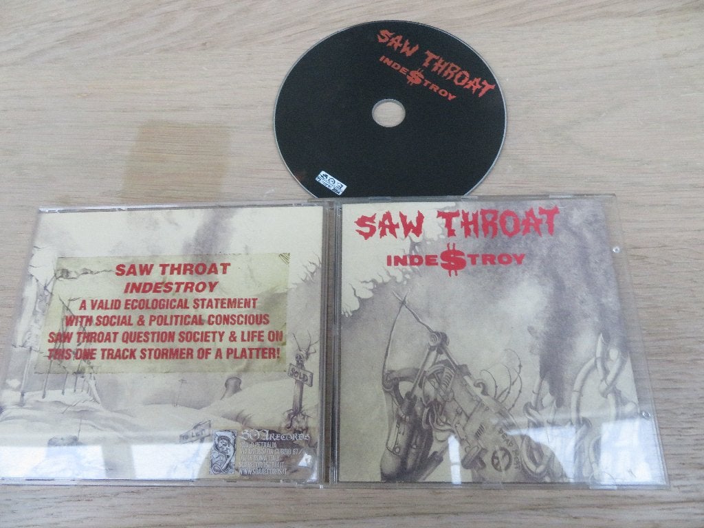 Saw Throat – Inde$troy, Ophalen of Verzenden, Gebruikt, Punk Rock