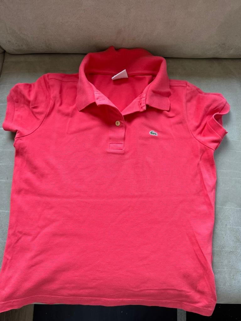 Lacoste polo dames, Kleding | Dames, Ophalen of Verzenden, Zo goed als nieuw, Korte mouw