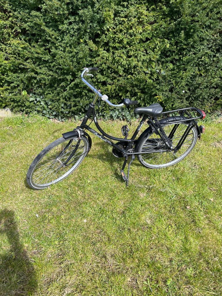 Meiden fiets omafiets, Fietsen en Brommers, Fietsen | Meisjes, Ophalen, Gebruikt, 24 inch