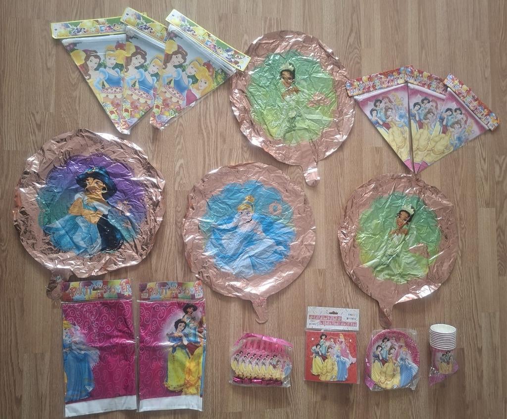 Disney Prinsessen Feestpakket - Alles Nieuw!, Ophalen, Nieuw, Feestartikel, Verjaardag