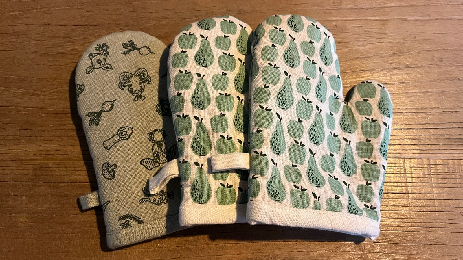 Ovenwantjes van Dille en Kamille voor kinderen, Huis en Inrichting, Ophalen, Zo goed als nieuw, Overige materialen, Overige merken