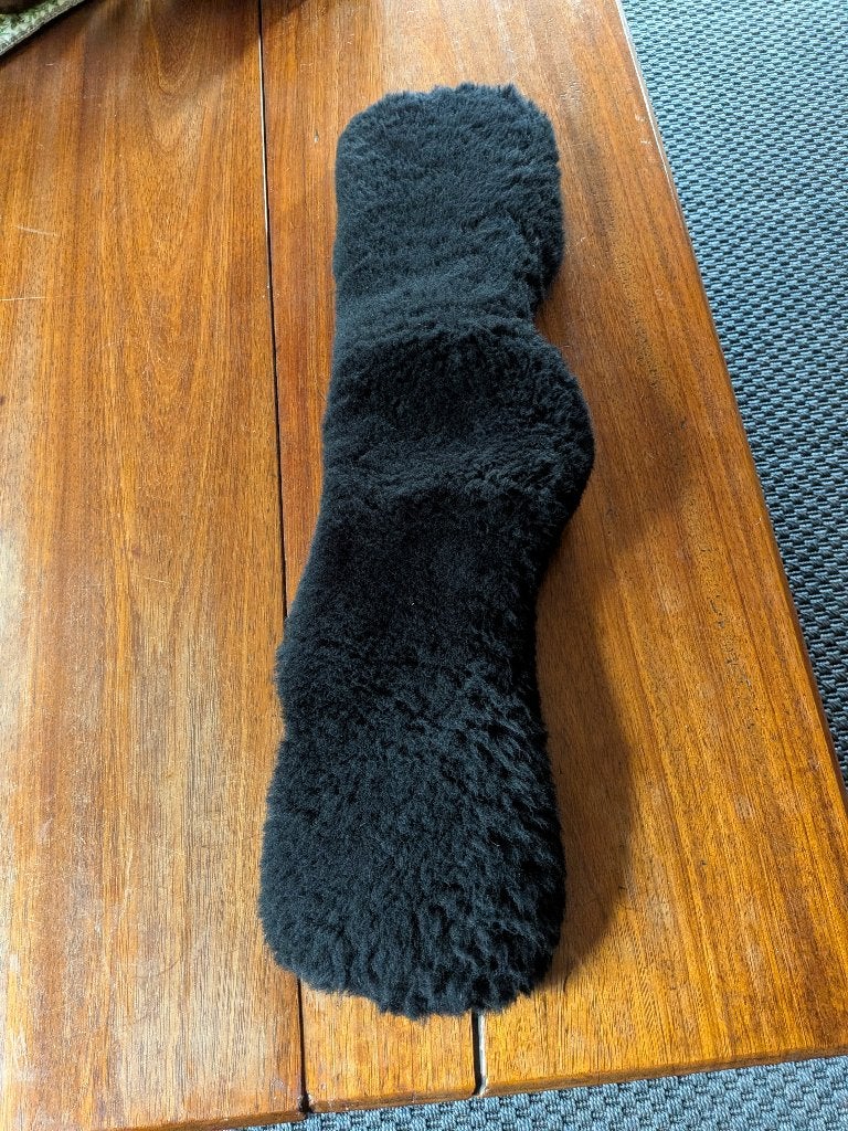 Singelbontje lamsvel van Mattes 50 cm nieuw!, Overige disciplines, Ophalen of Verzenden, Zwart, Singel