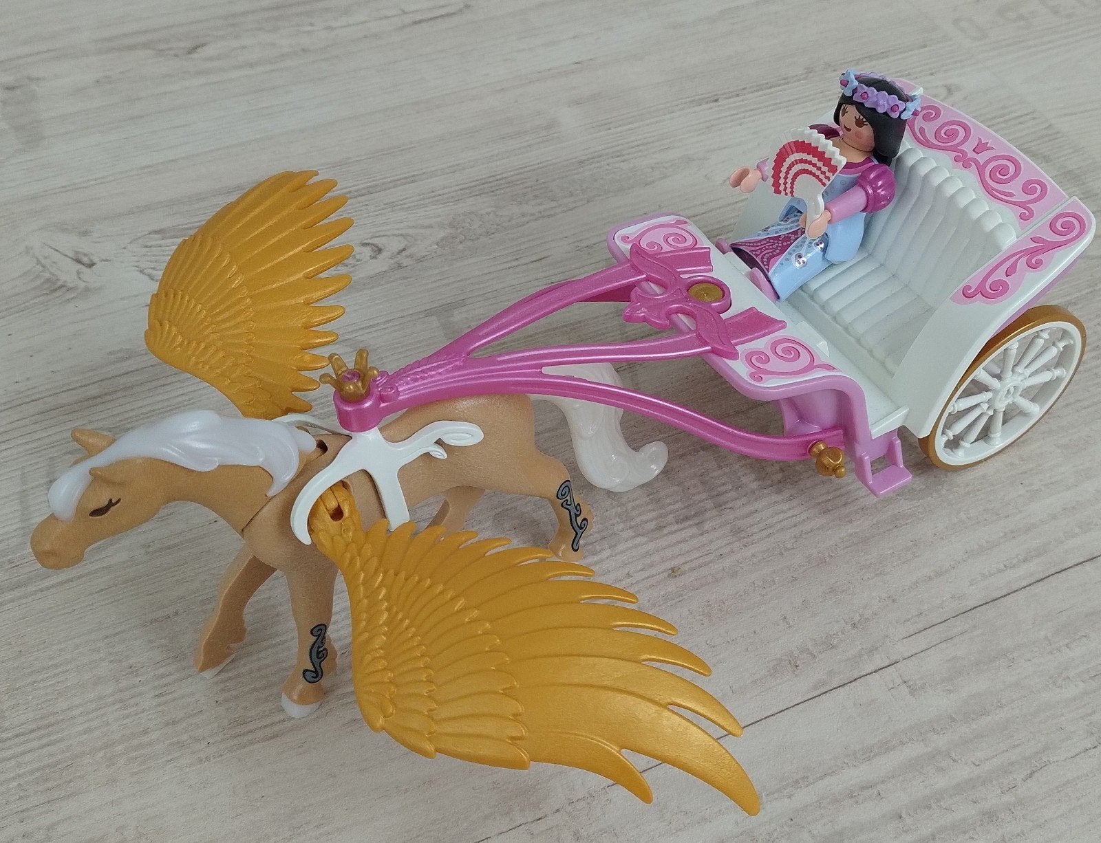 Playmobil Pegasuspaard met koets 5143, Ophalen, Complete set, Fantasy, Overige typen