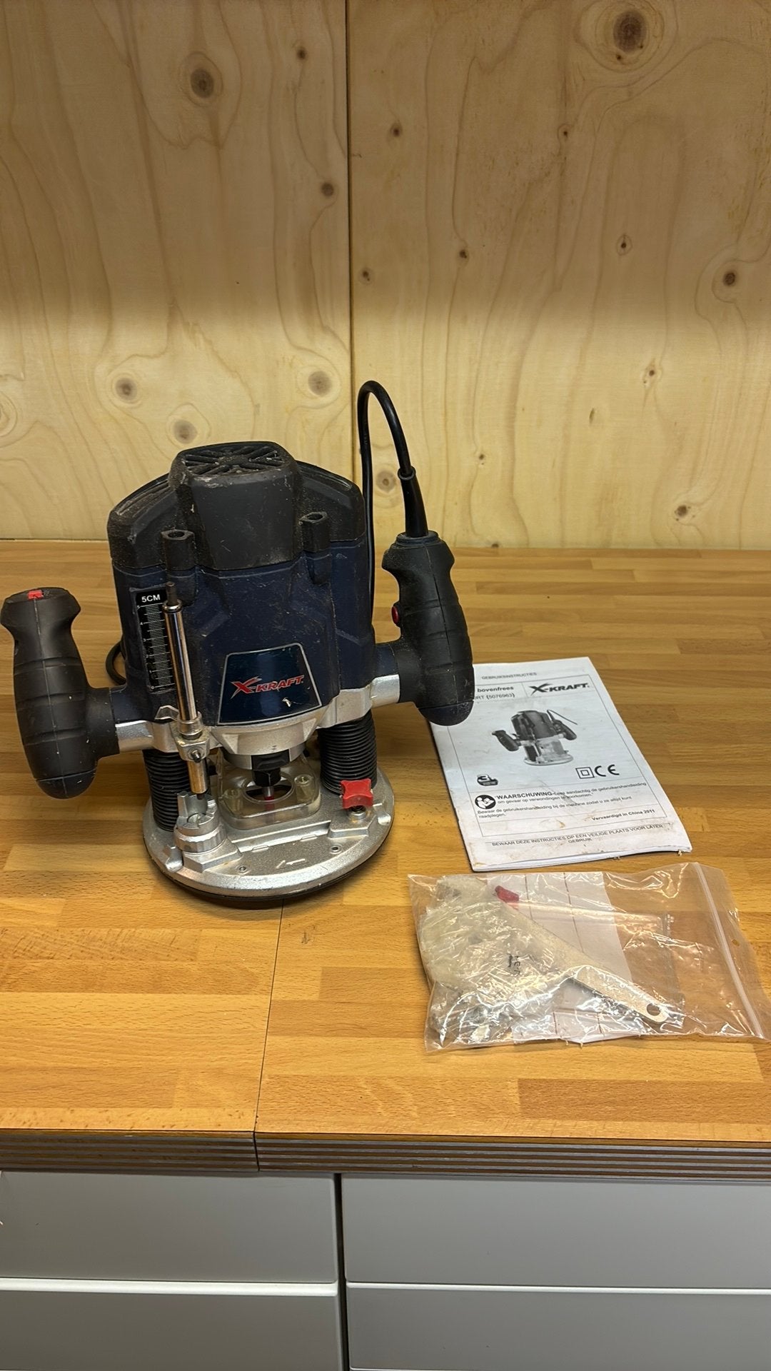 Te koop X-kraft bovenfrees FB1200RT, Ophalen, Gebruikt, Elektrisch, Bovenfrees
