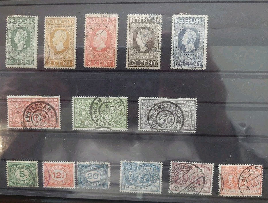 Postzegels Nederland oude Series 1899-1919 gestempeld., Ophalen of Verzenden, T/m 1940, Gestempeld